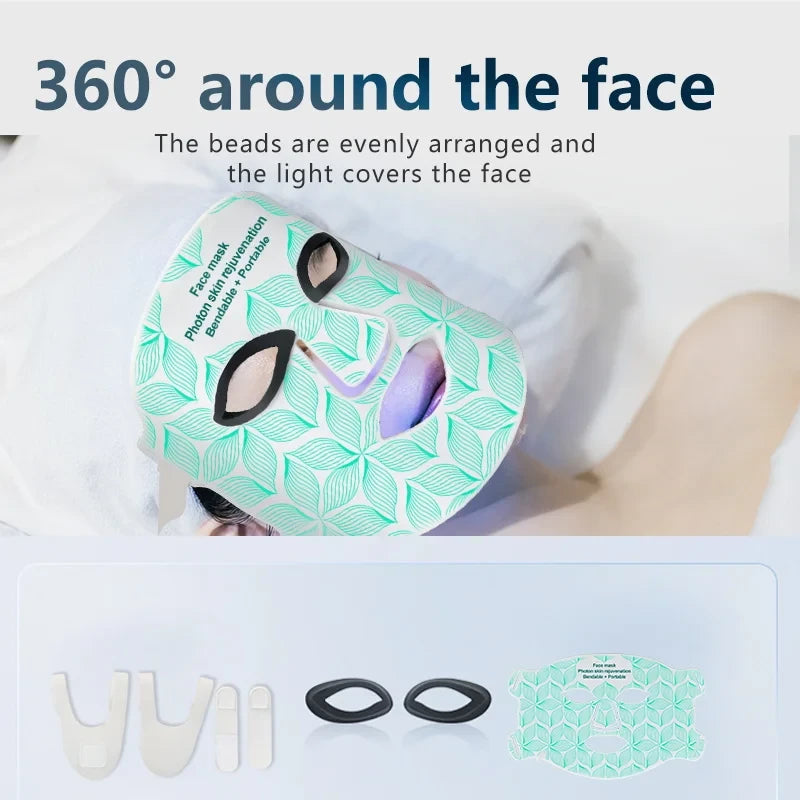 LED Light Therapy Mask – Glow-Boosting Skincare at Home