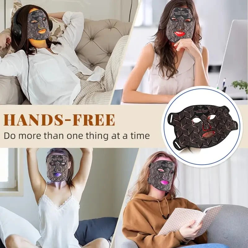 LED Light Therapy Mask – Glow-Boosting Skincare at Home