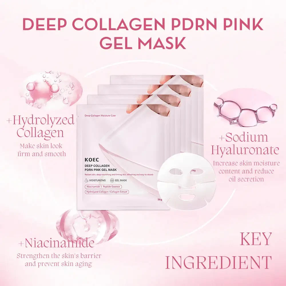 KOEC PDRN Pink Collagen Gel Facial Mask