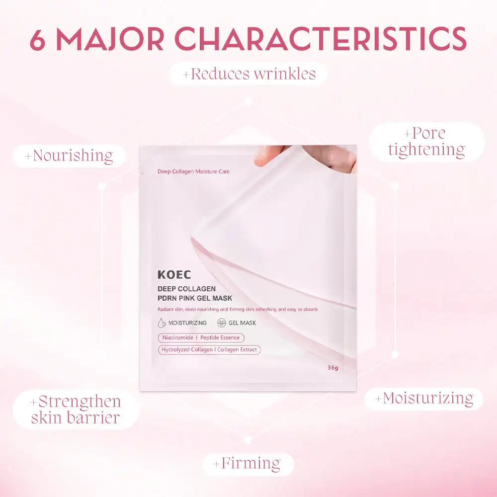 KOEC PDRN Pink Collagen Gel Facial Mask